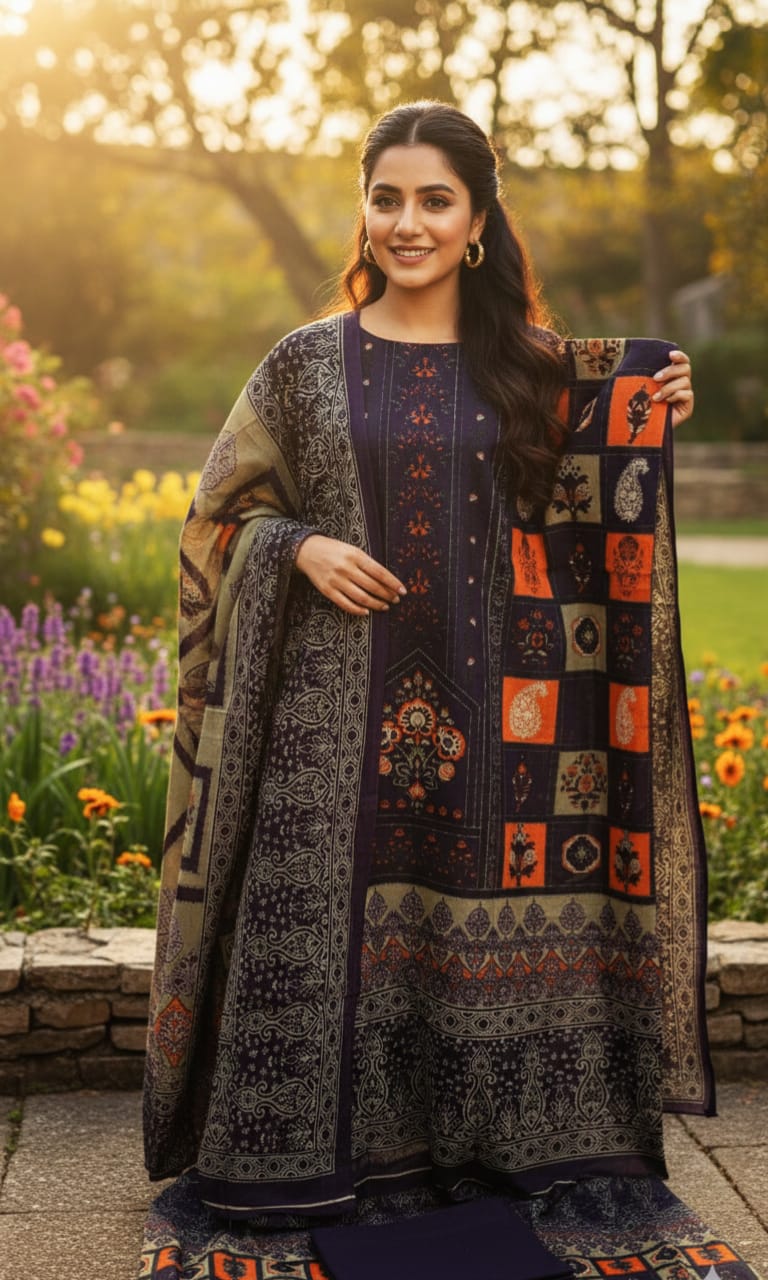 জমজম সুইস লোন থ্রি পিস