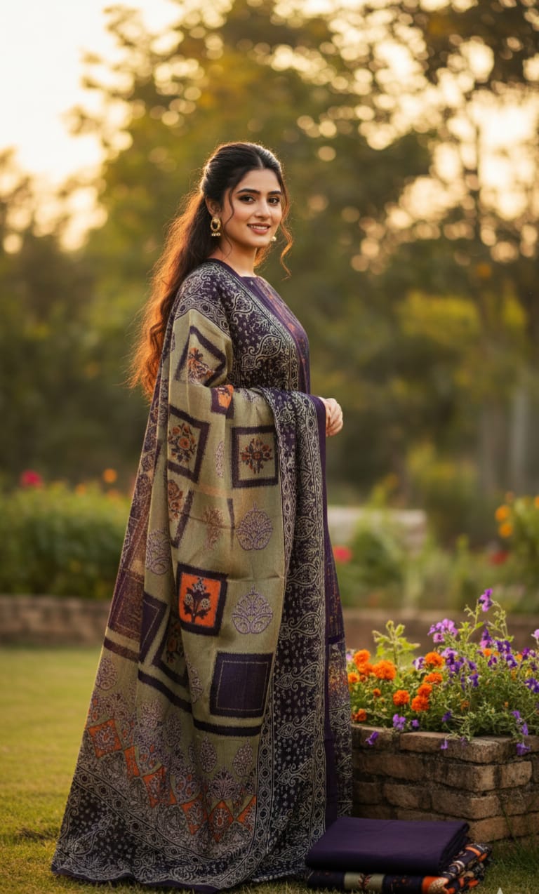 জমজম সুইস লোন থ্রি পিস